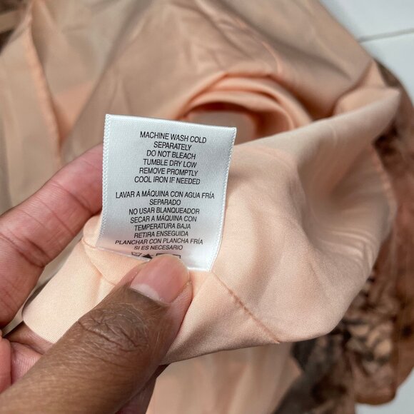 LYS Plus Size 3X Y2K Animal Print Cross Back Cami Slip Dress High-Low Hem - Picture 10 of 11